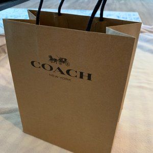 Coach small shopping bag